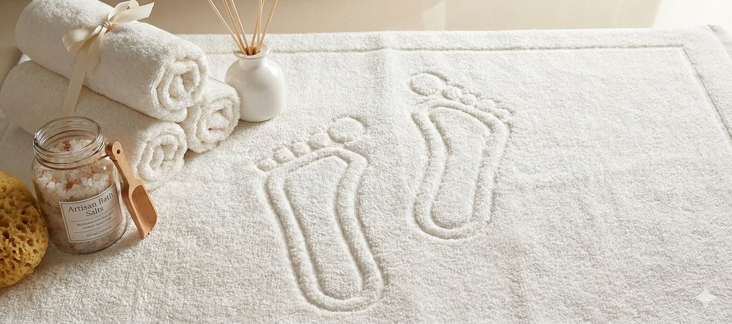 Towel foot HOTEL 650g/m2 50x70 cm Bathroom rug HOTEL Length 70 cm