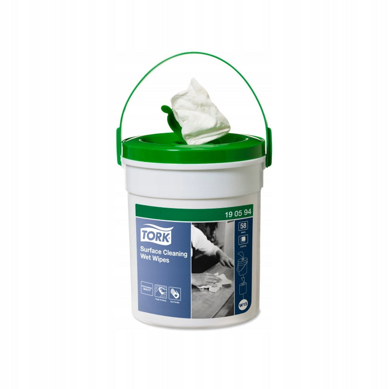 Towel in bucket nonwoven white Tork 190594 EAN (GTIN) 7322540372724