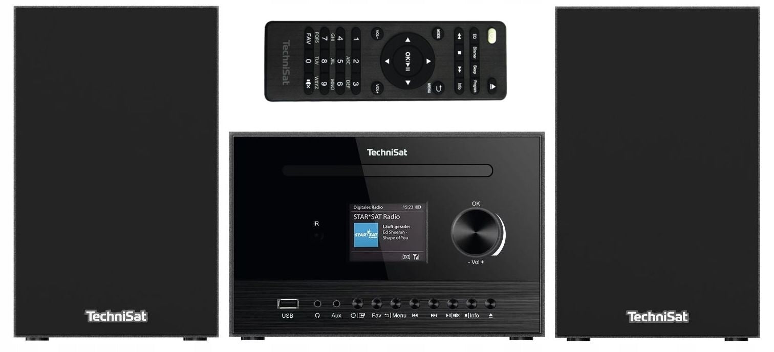 Tower Stereo CD Player FM Radio Digital DAB+ Internet WiFi Bluetooth