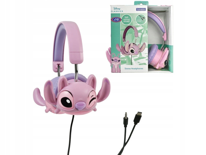 Toy On-Ear Headphones LEXIBOOK Disney Stitch Angel HP015D1