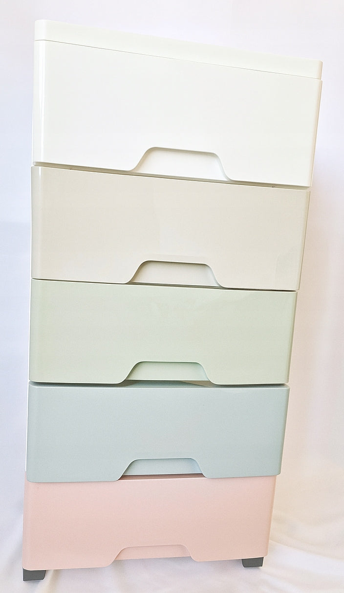 Toy Rack Drawer Containers 5 Shelves Cabinet | 70x34x25 (D800) Brand K&M