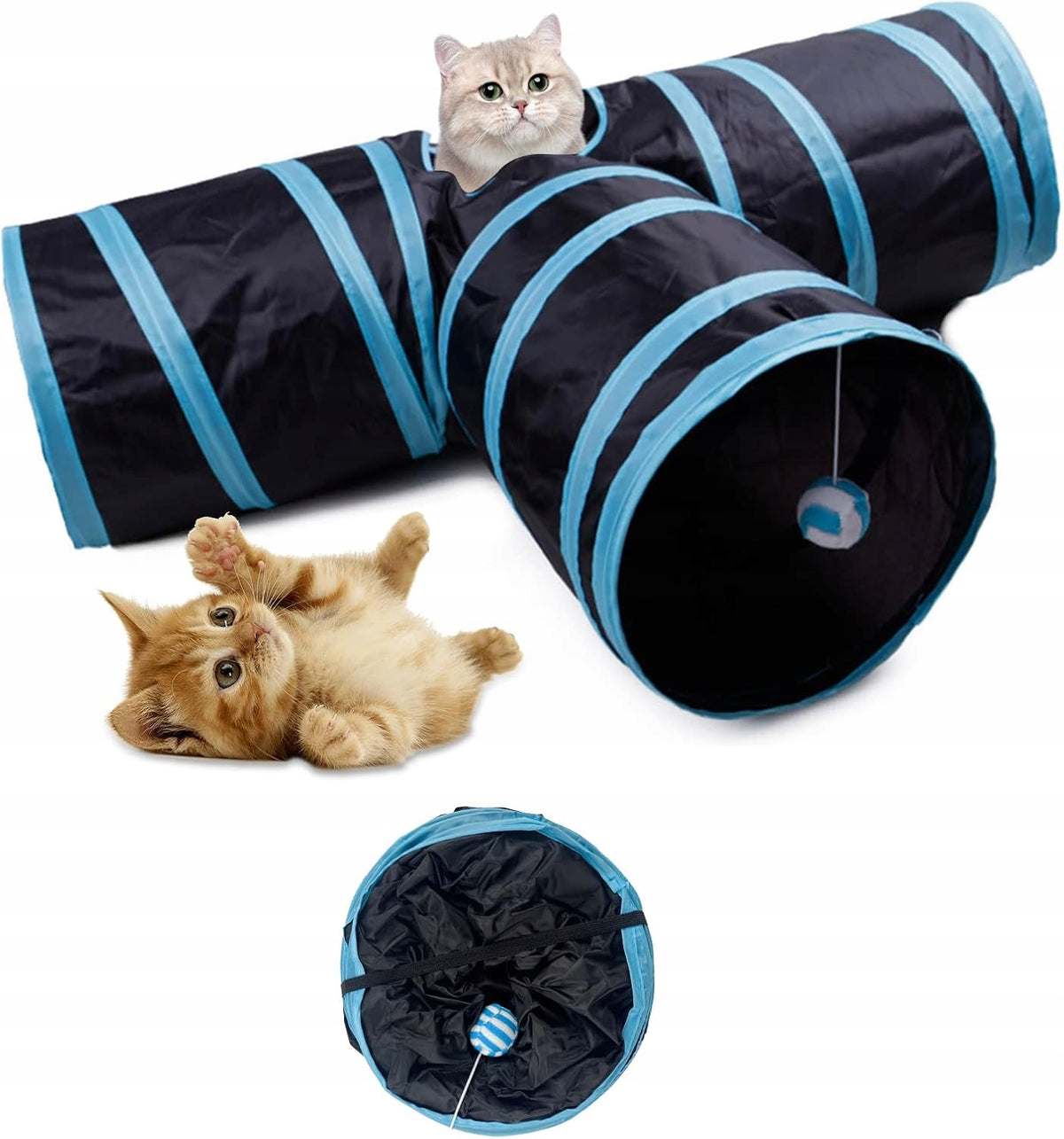Toy TUNNEL for cat rabbit house with ball rustling Manufacturer code RRR15