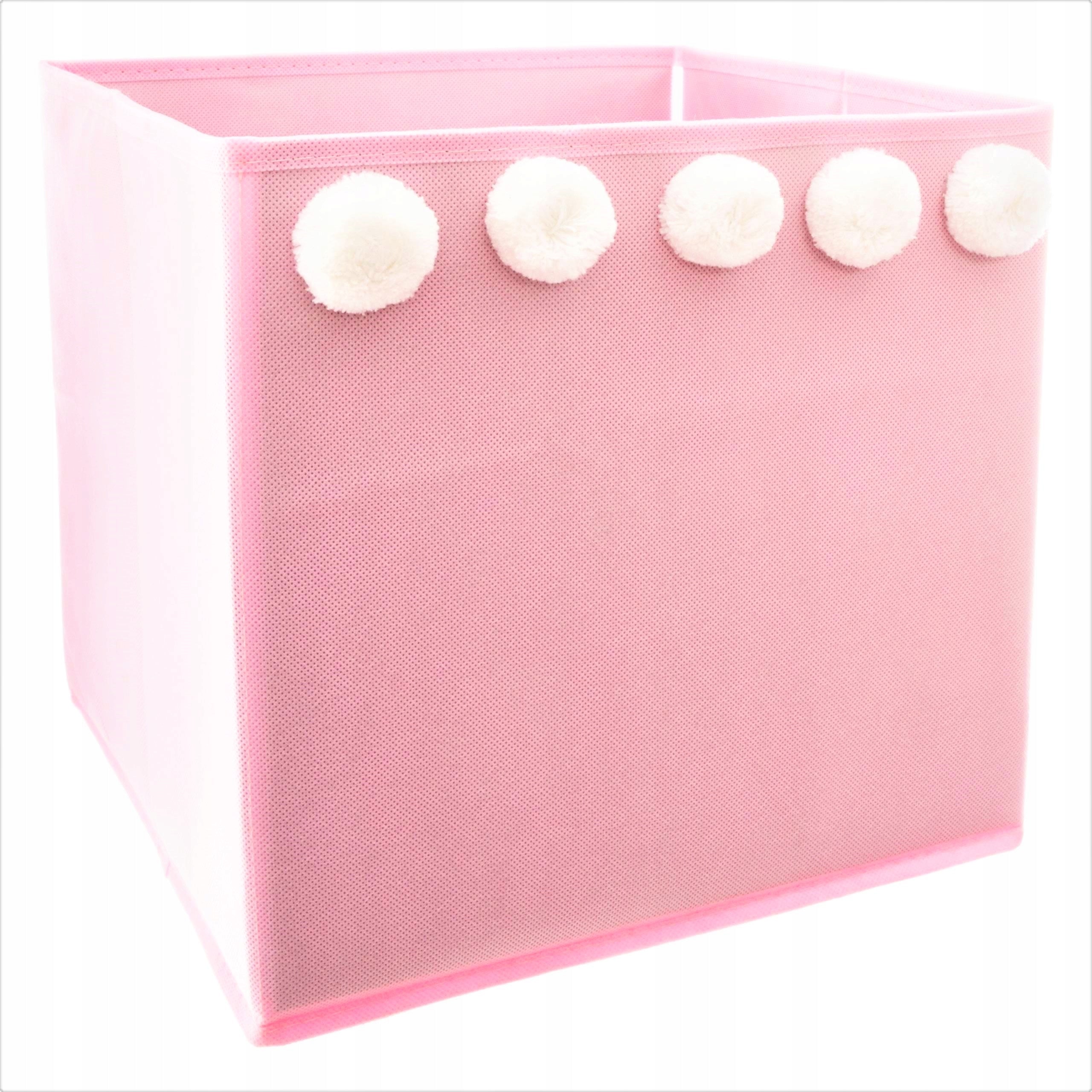 Toy basket Atmosphera for kids 29 x 29 cm shades of pink