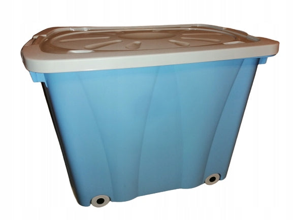 Toy container CLIPPER HIGH BLUE-GRAY 60L box trunk LARGE PL Manufacturer code D2222N