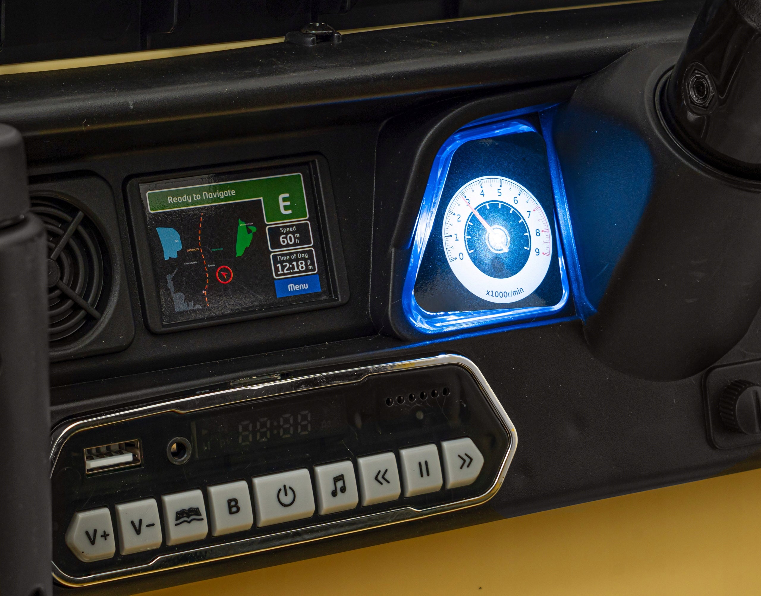 Toyota FJ Cruiser for Kids Beige Remote Control Drive 4x4 Audio LED EVA Brand Ramiz