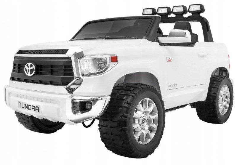 Toyota Tundra XXL for children White + Remote + Luggage + LED + Audio + EVA +