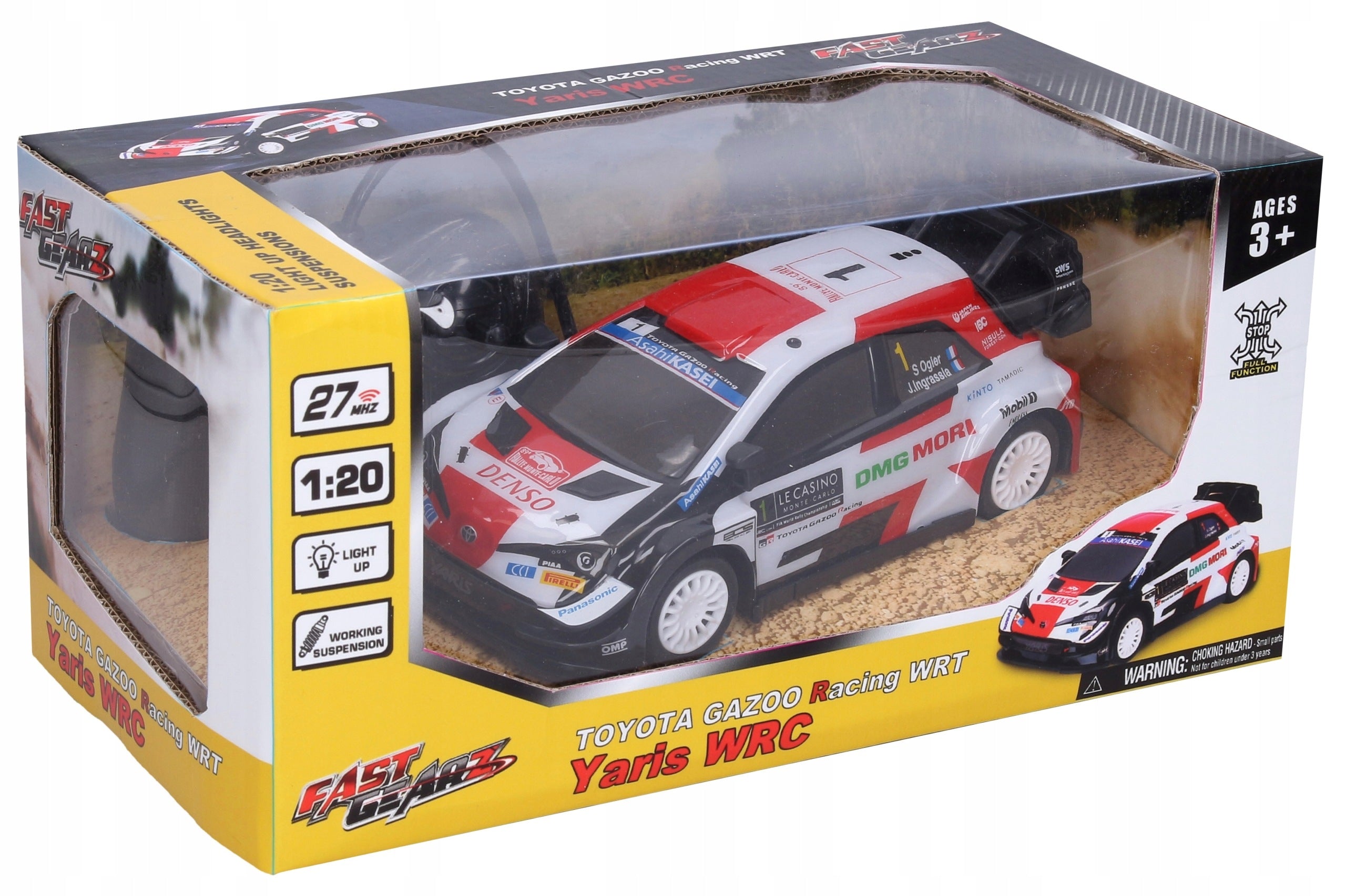 Toyota Yaris WRC RC na dálkové ovládání 20 cm Kid's age 3＋ years
