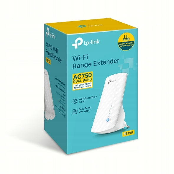 Tp-link AC750 Wi-Fi Range Extender RE190
