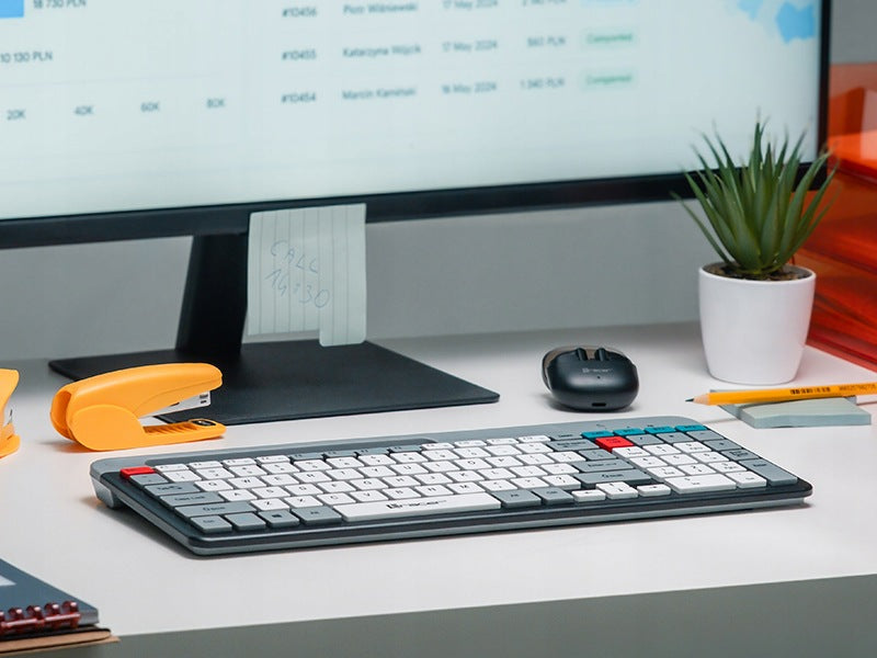 Tracer Sharp RF Wireless Keyboard (2.4G+BT) Keyboard layout US international (qwerty)