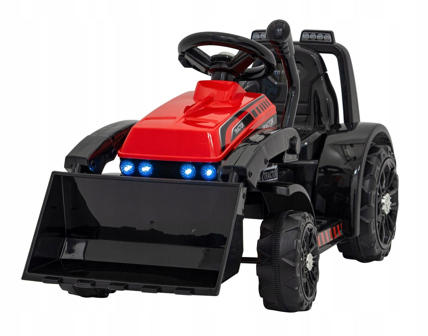 Tractor Bulldozer G320 Moving Spoon + Melodies Color black red