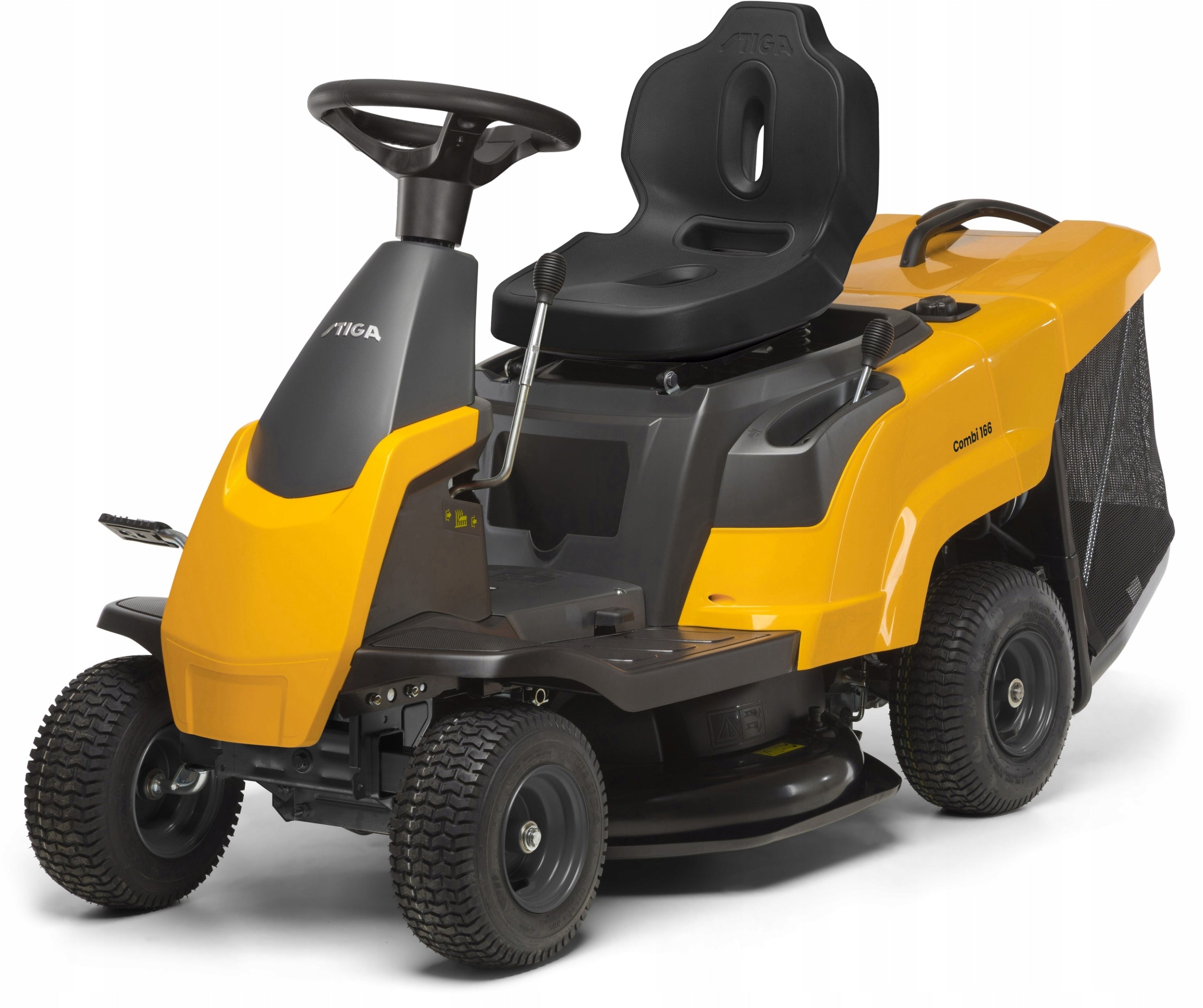 Tractor Lawn Mower Rider STIGA Combi 166 Hydrostat Basket 150L Mulching 66 cm Packaging status original