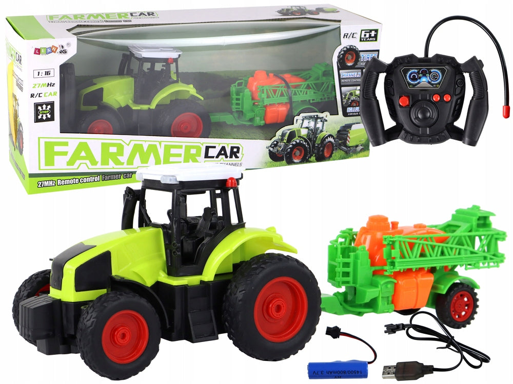 Tractor with RC Sprayer Remote Controlled 1:16