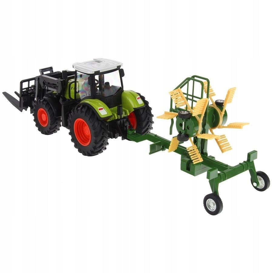 Tractor with Trailer Remote Controlled Rake Character/Title none