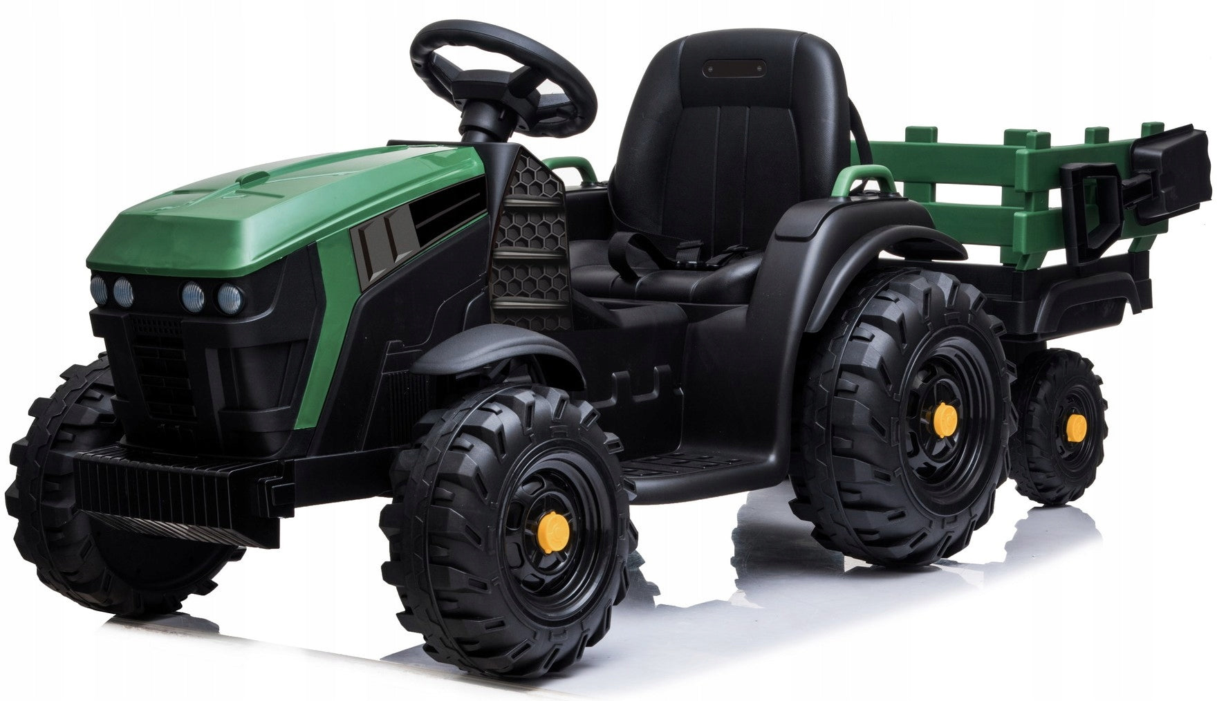Tractor with battery trailer 2x45W 12V 10Ah Vehicle for children Manufacturer code bdm 0925