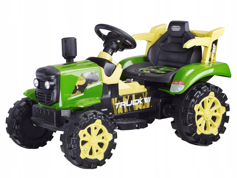 Tractor with battery trailer lights up PA0234 Kid's age 3＋ years