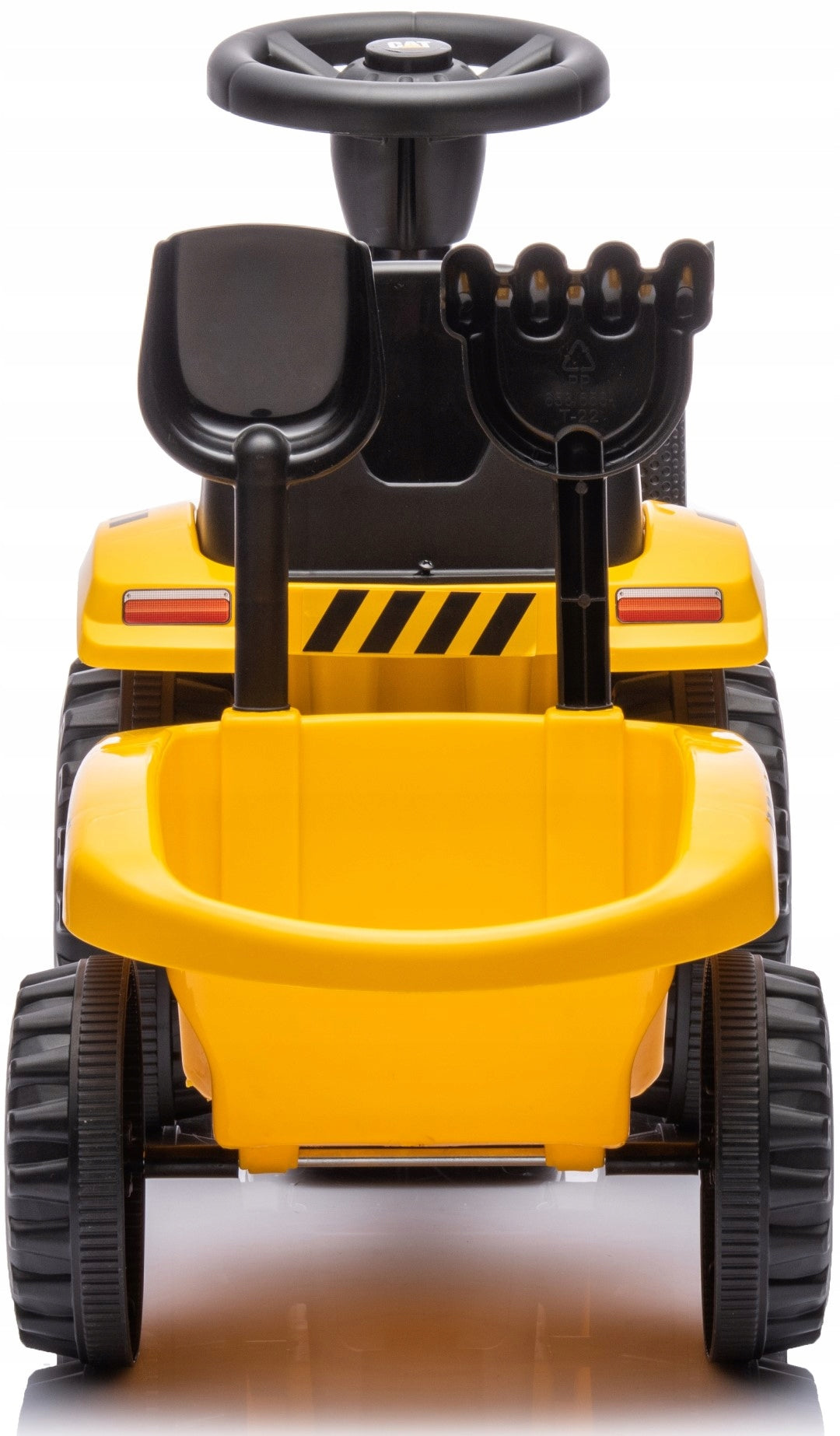 Tractor with trailer rider horn CAT pusher yellow Sun Baby Brand Sun Baby