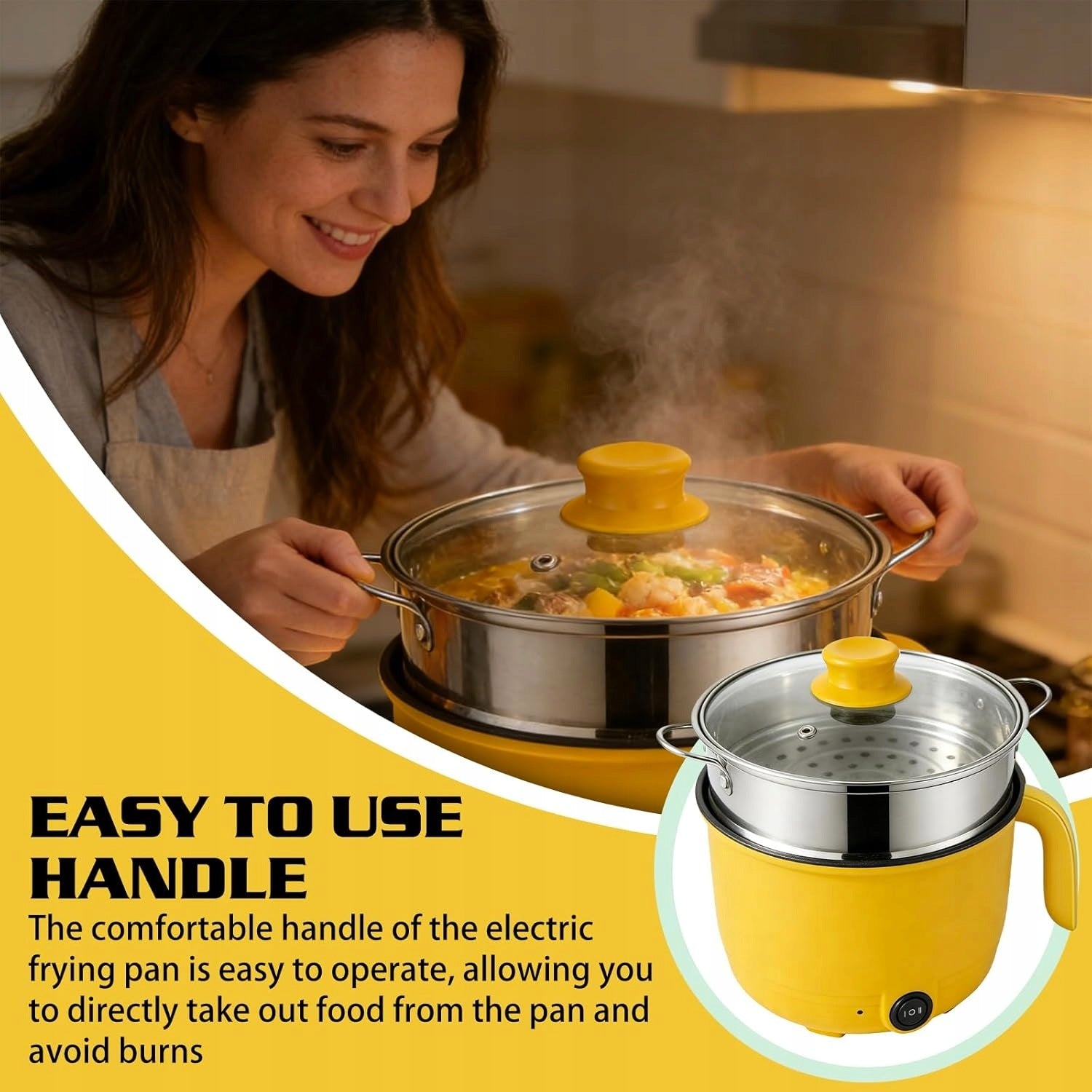 Traditional electric grill Gok Hot Pot 1,3 L grey 600 W Model Hot Pot 1,3 L