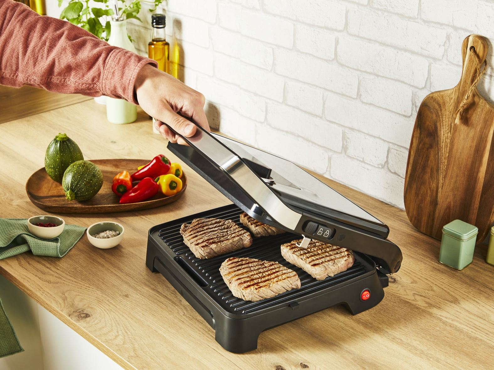 Traditional electric grill Tefal GC272D multicolor 2000 W Product height 13.2 cm