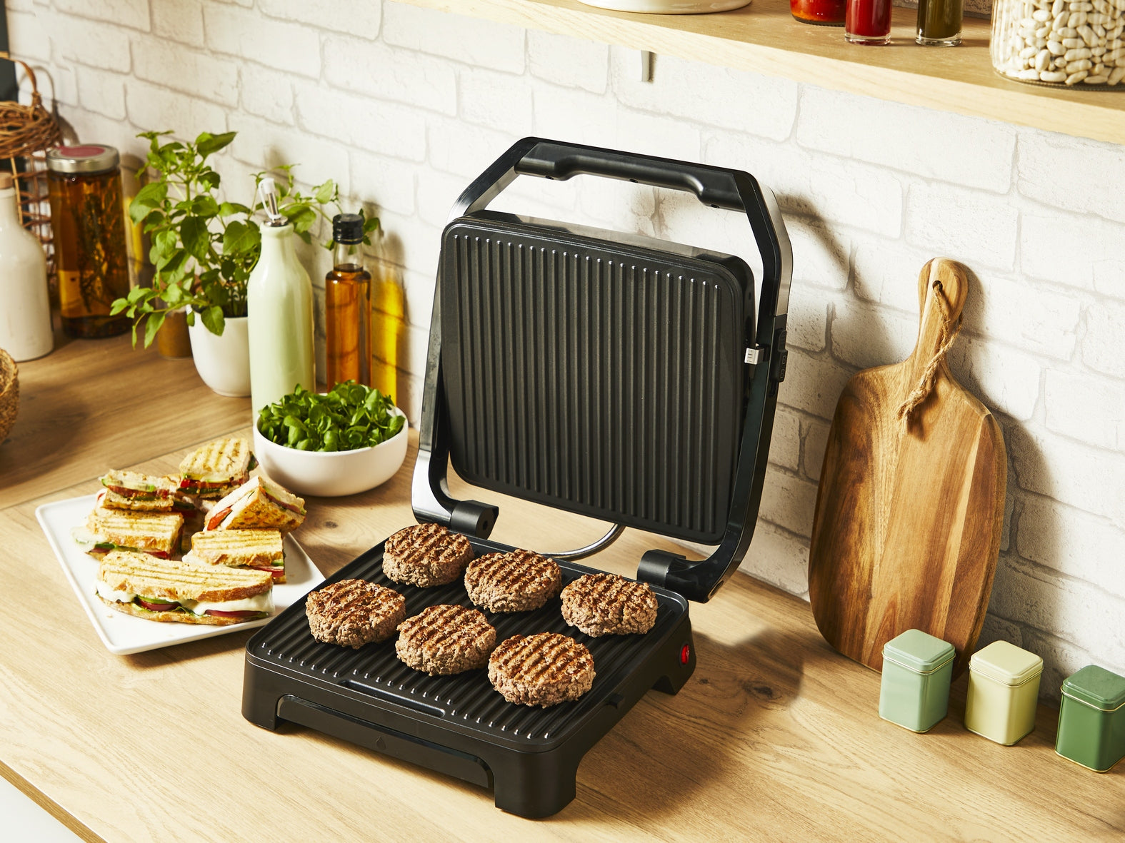 Traditional electric grill Tefal GC272D multicolor 2000 W Product width 36.6 cm