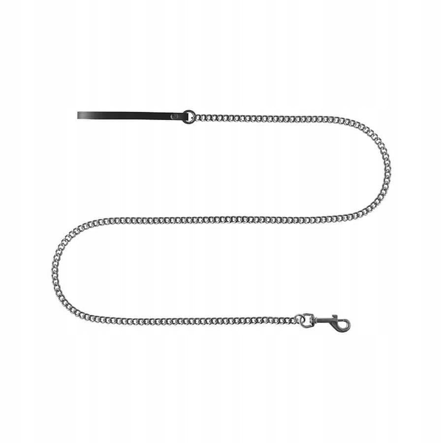 Traditional leash Chaba chain 1,16 m silver 2105 Lair With Handle Chrome 1P Brand Chaba