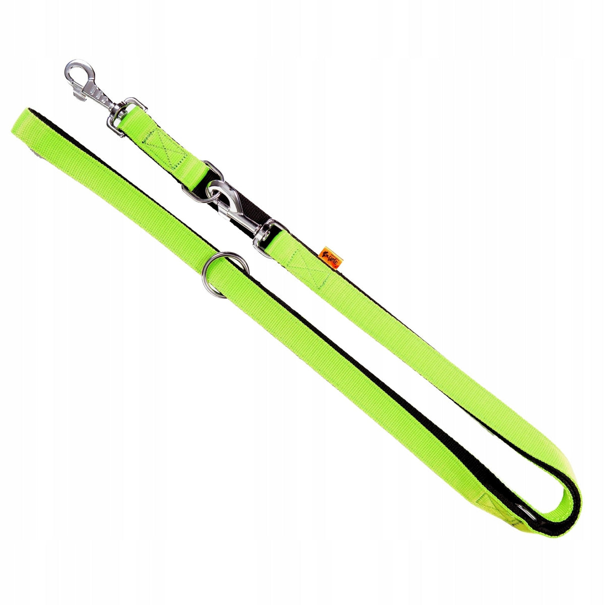 Traditional leash Dingo tape 2cm/1,2-2,2 m, green