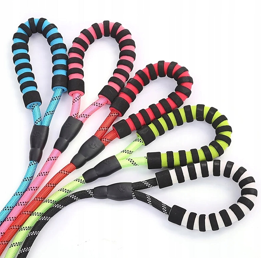 Traditional leash strong and durable Reflective seams cord BLUE Brand no brand