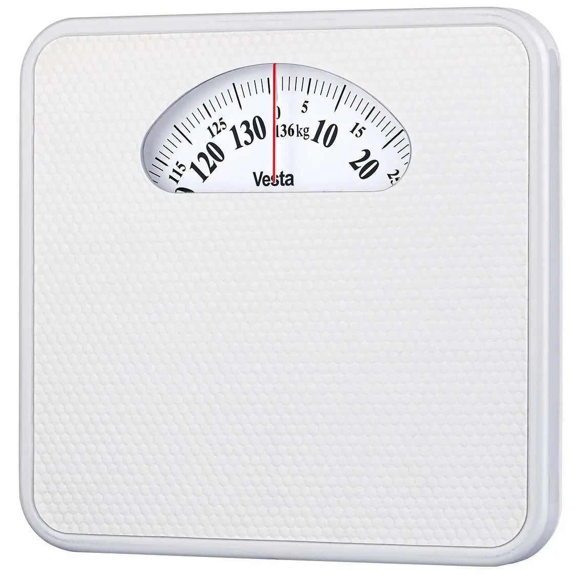 Traditional mechanical bathroom scale Vesta EBS05W up to 136kg White Packaging status original