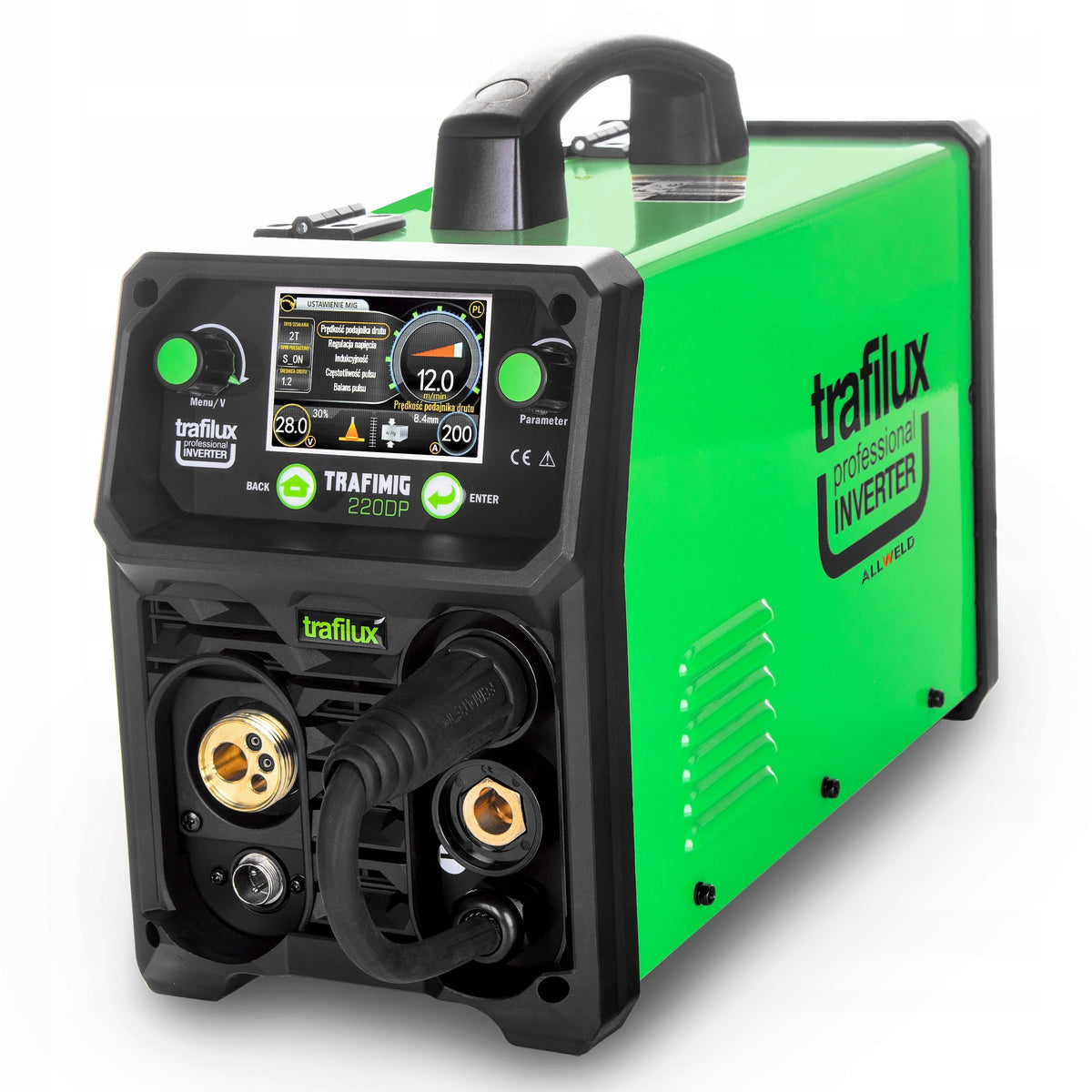 Trafilux Trafimig 220 Dual Pulse MIG MAG MMA TIG 200A Manufacturer code TRAFIMIG 220 DUAL PULS MAMP-24-T