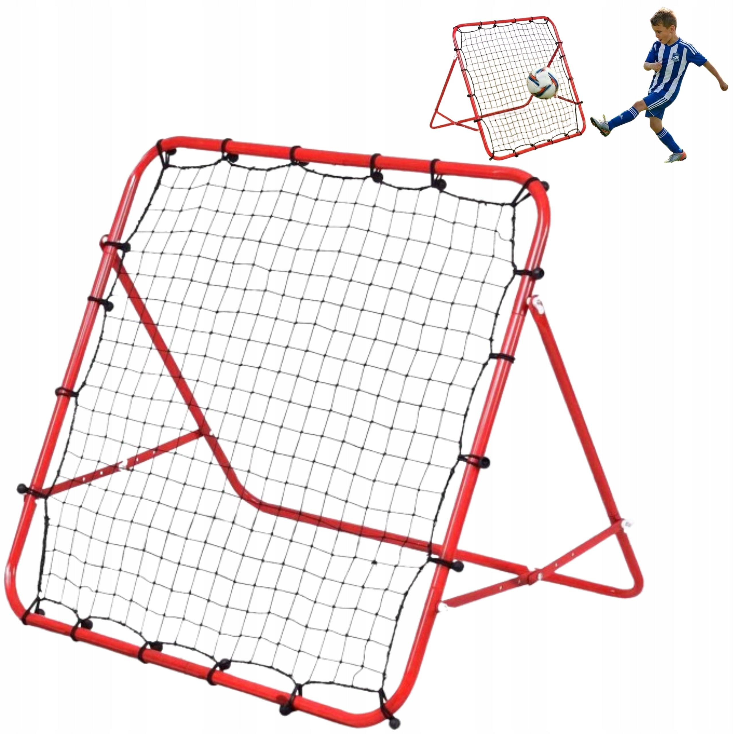 Training Goal with Mesh Bouncer Rebounder Bouncer Trainer 100 cm