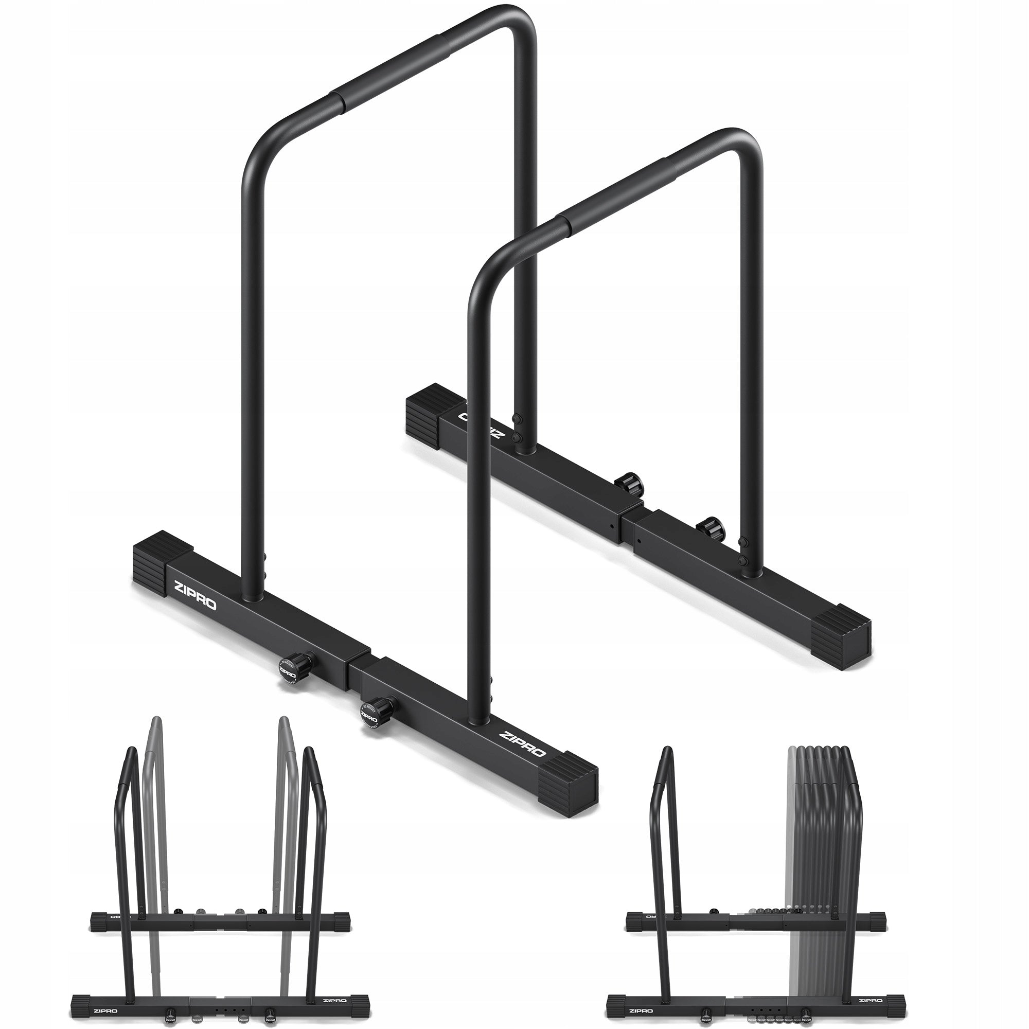 Training Handrails for dips and push-ups adjustable handles Zipro Deepdip Packaging status original