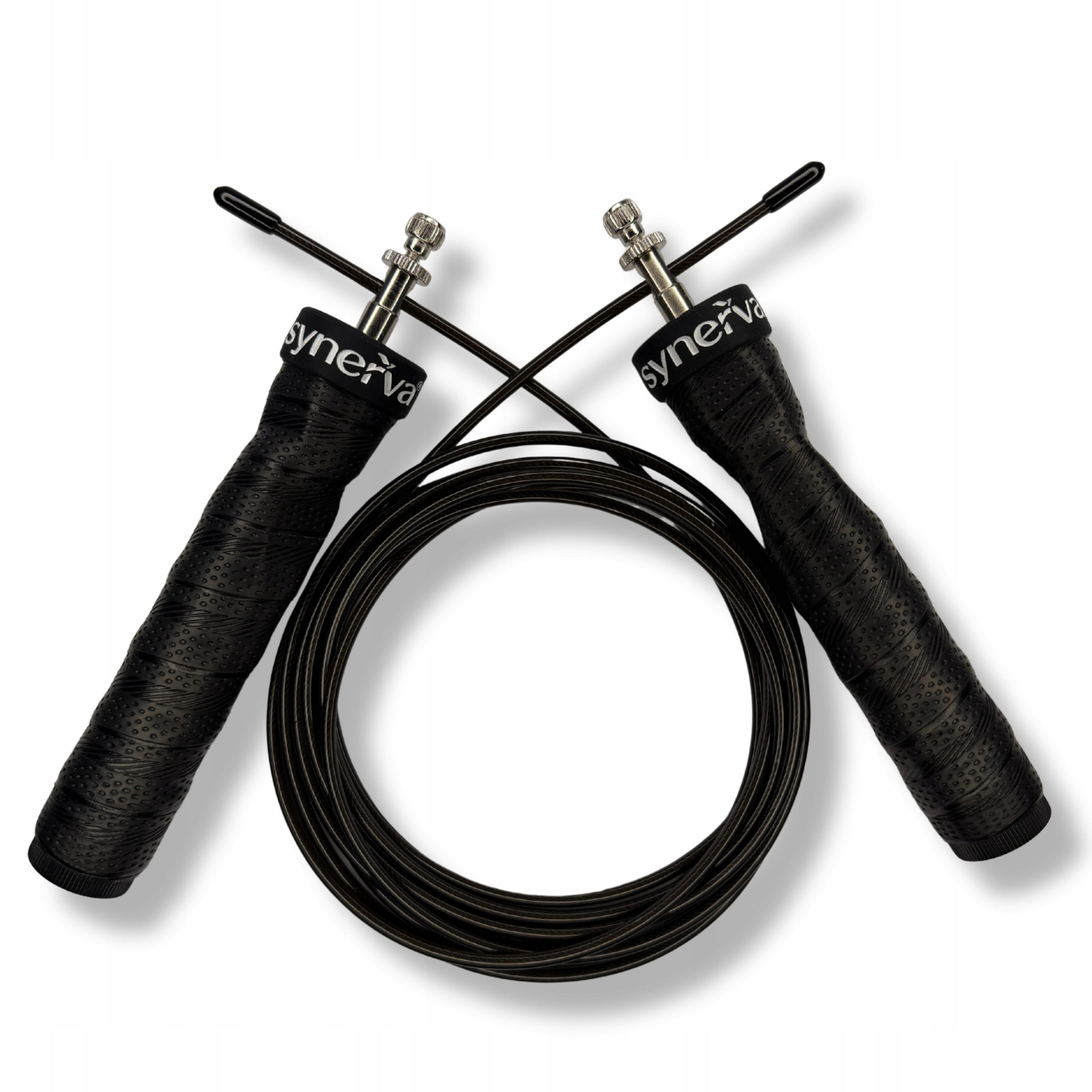 Training Jump Rope with Bearings Steel Rope Adjustable Crossfit Synerva
