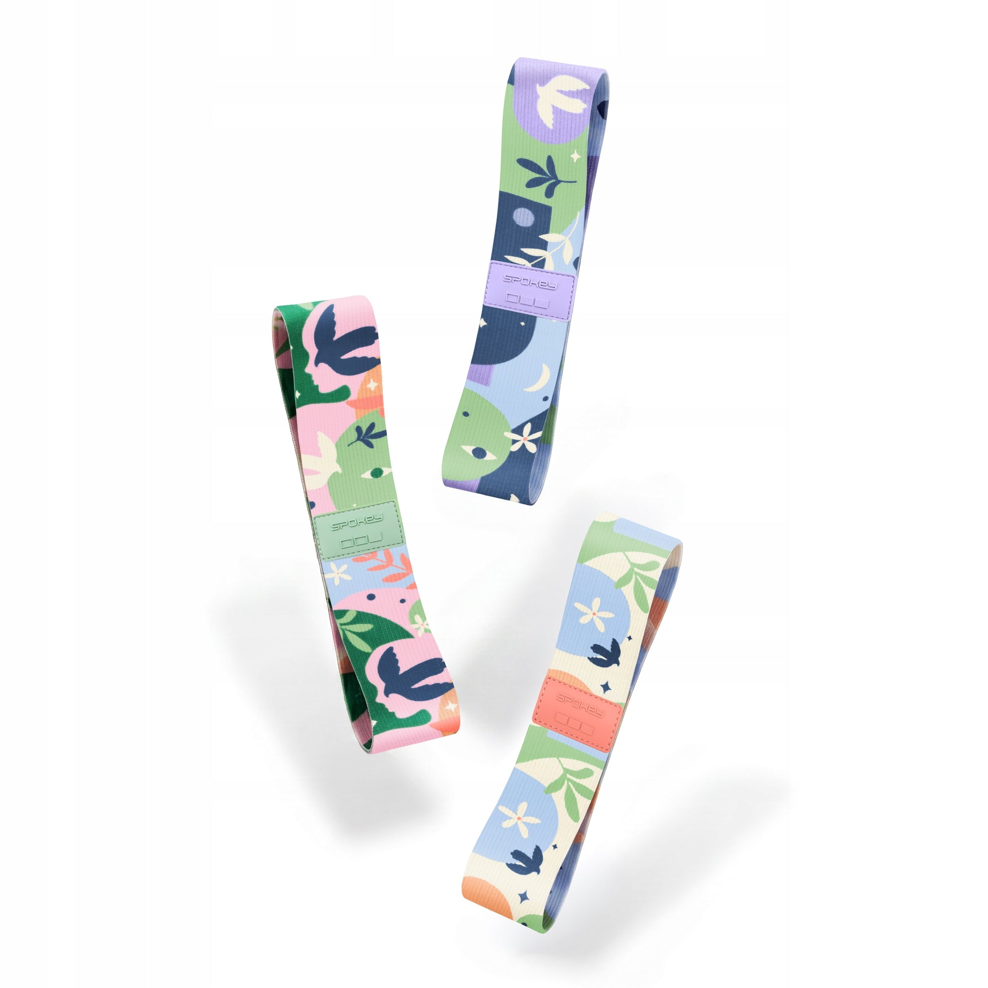 Training Rubber Set Resistance Fitness Bands for Exercise Spokey HARMONY Manufacturer code 946446