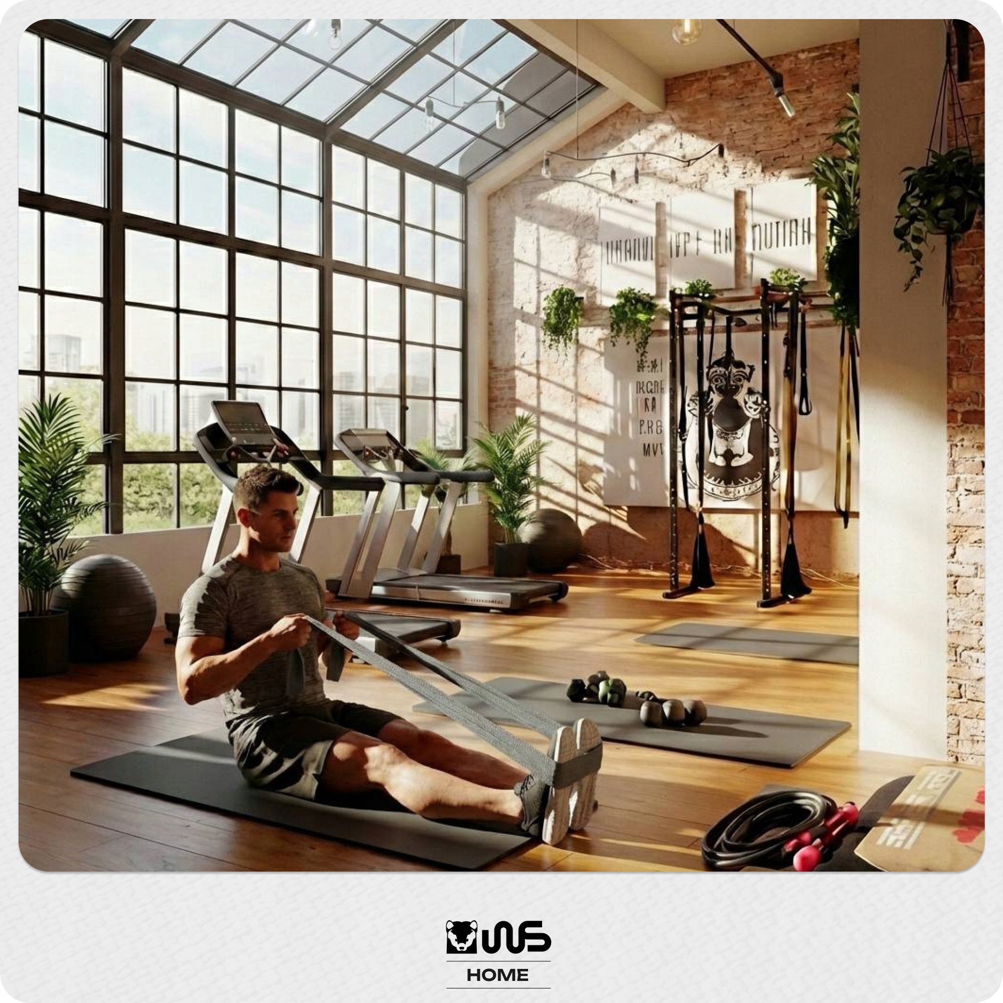 Training Rubbers Fitness Resistance Set of 3 Textile Gym Pilates Width 8 mm