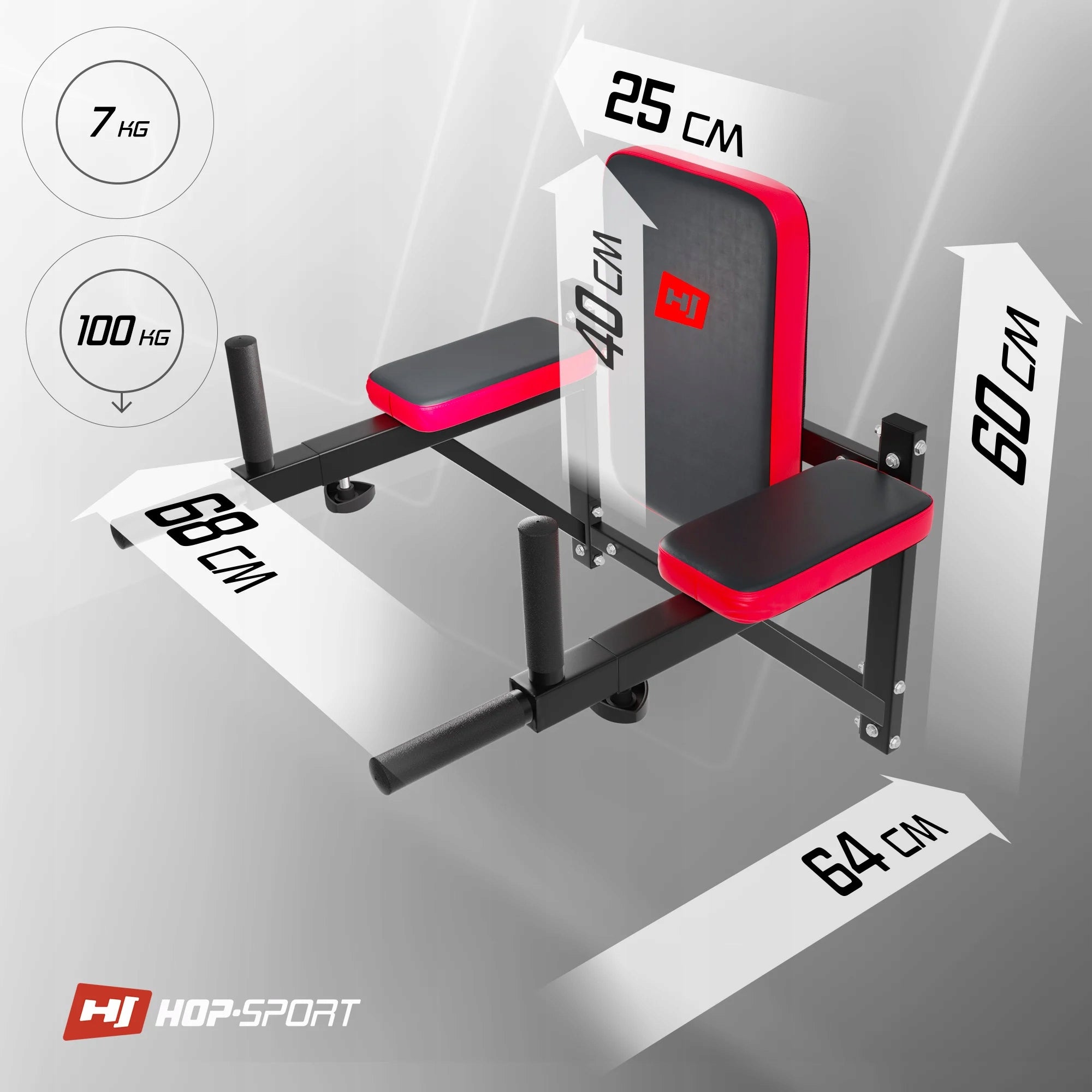 Training Wall Handrails Adjustable for Abdominal Exercise Dip Handles Packaging status original