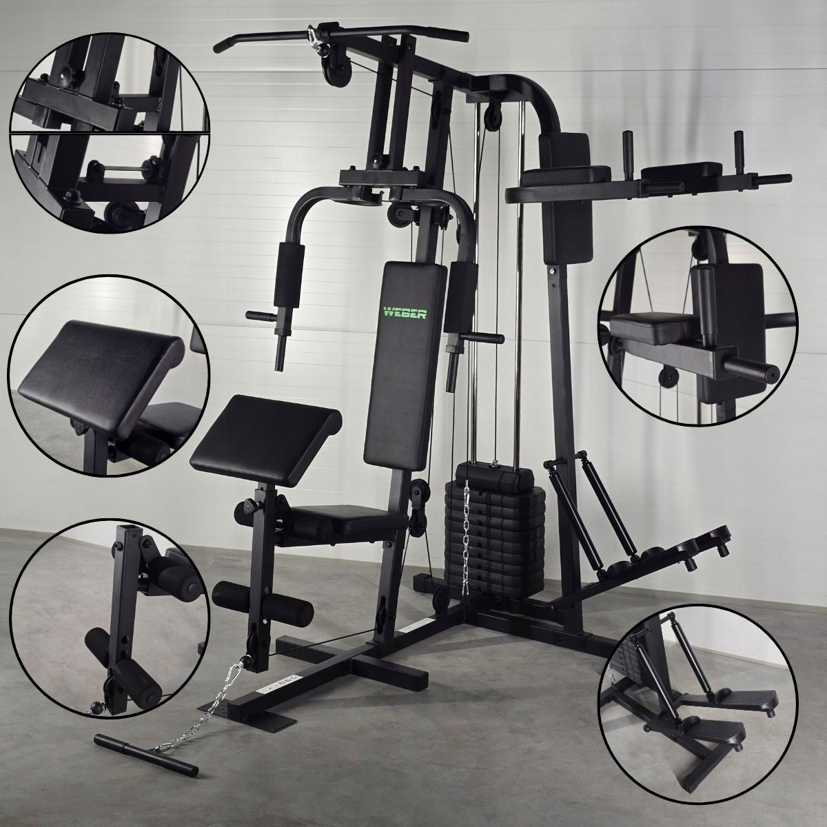Training atlas for exercise home gym Weber TF-7002 + stepper Packaging status original