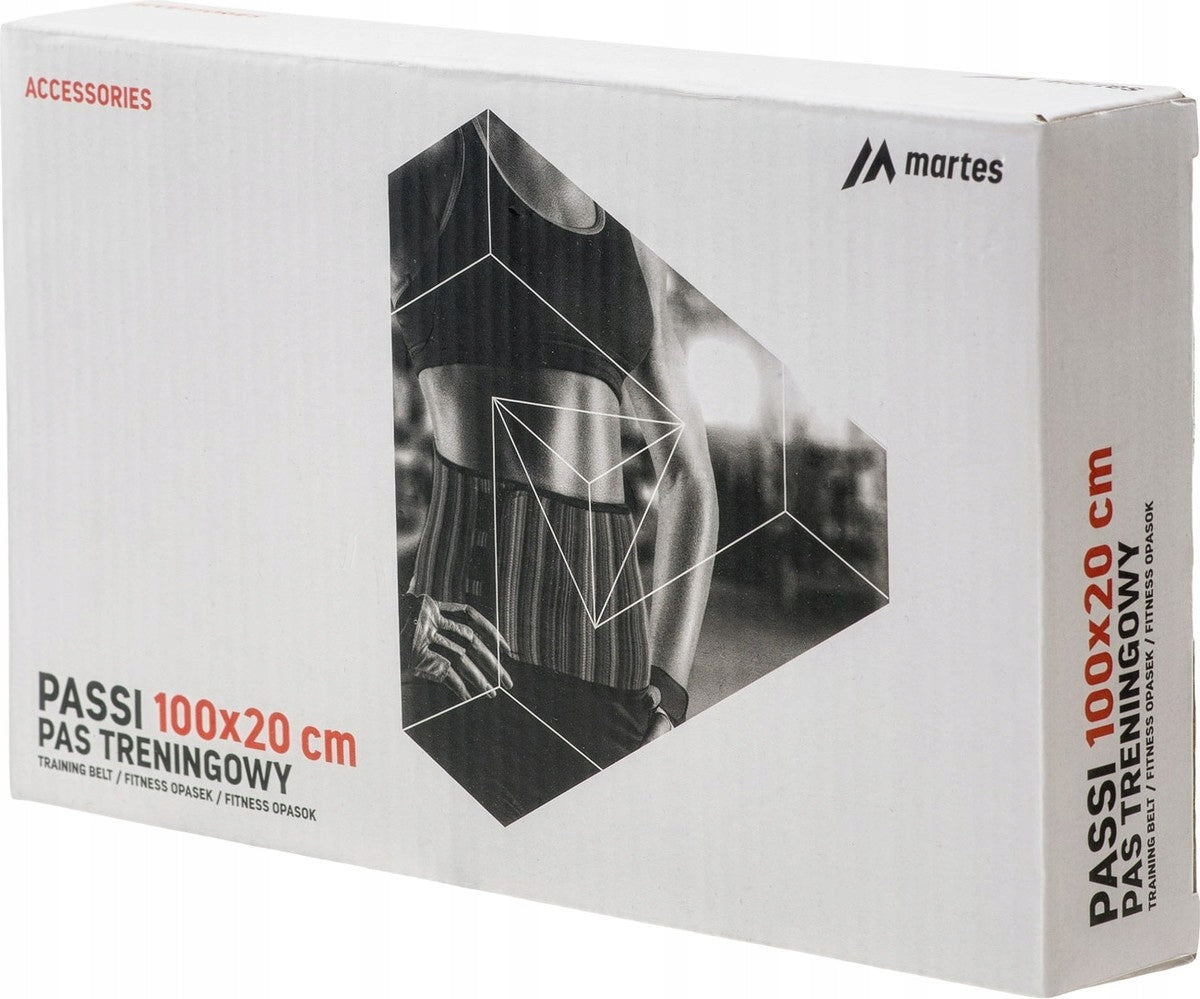 Training belt MARTES PASSI neoprene lumbar fitness gym Brand Martes