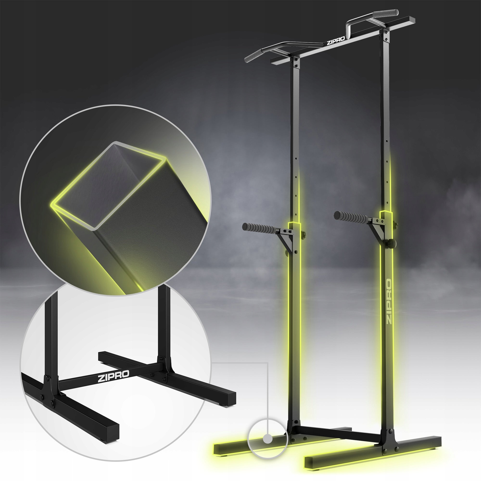 Training handrails multifunctional dips stationary adjustable bar Zipro Maximum user weight 120 kg