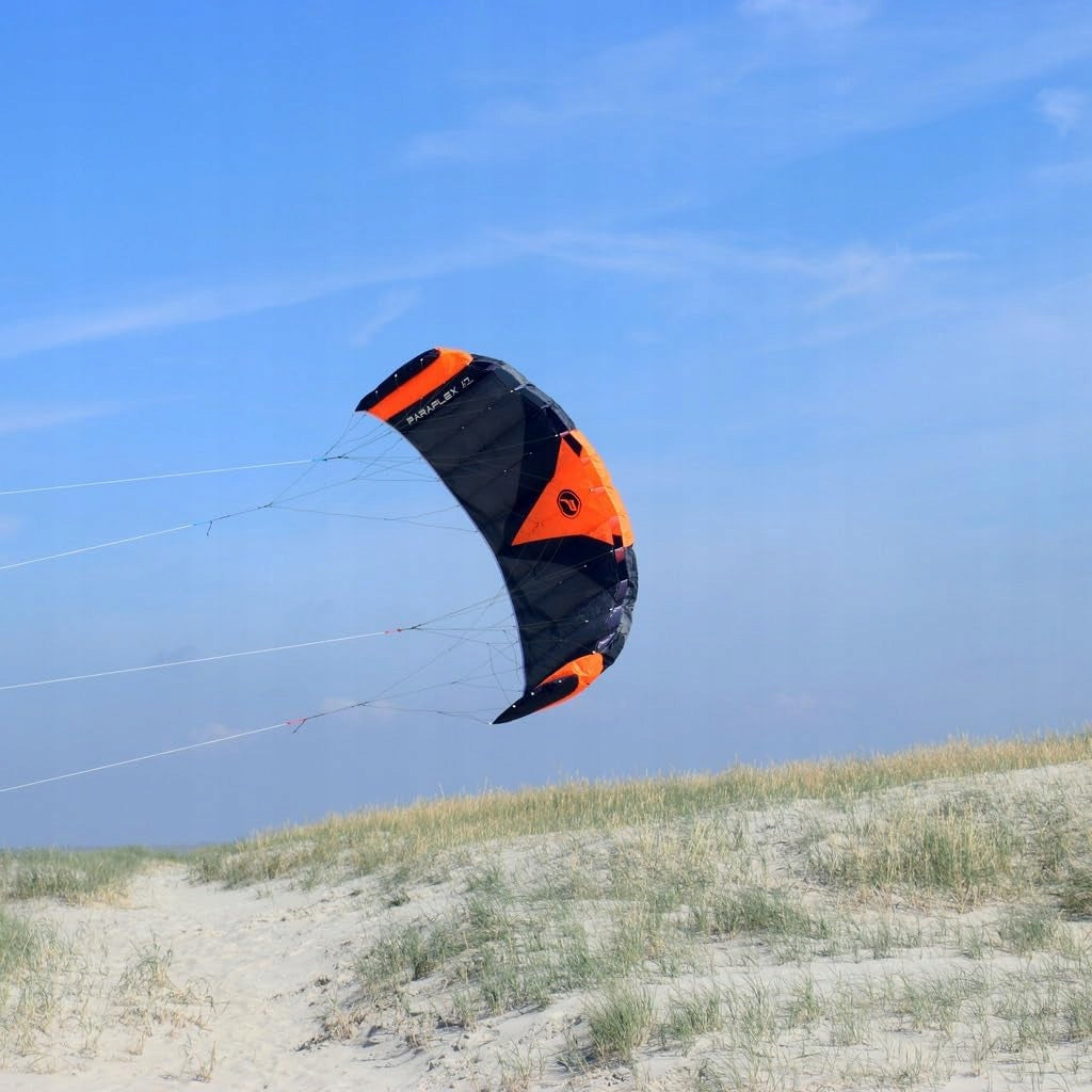 Training kite Paraflex 1.7 Quad black orange 4 links Kid's age 10＋ years