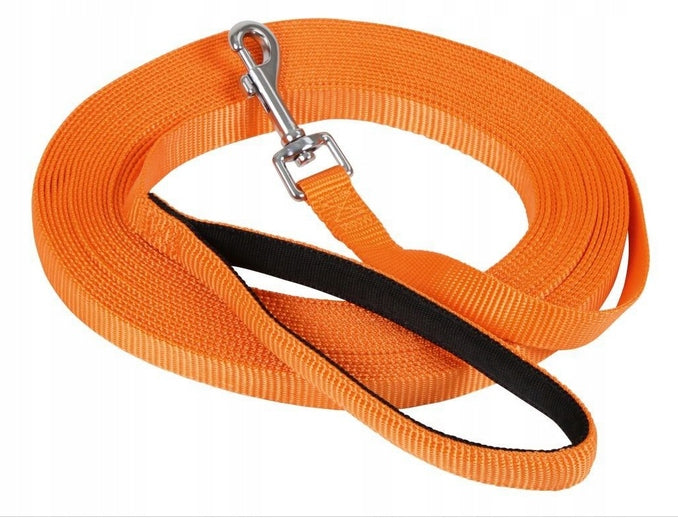 Training leash, 10m x 20mm, orange, Kerbl
