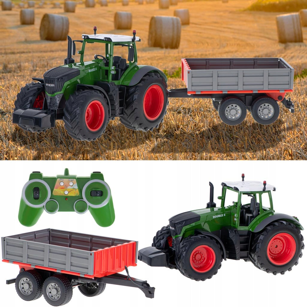 Ferngesteuerter Traktor mit Hubanhänger 