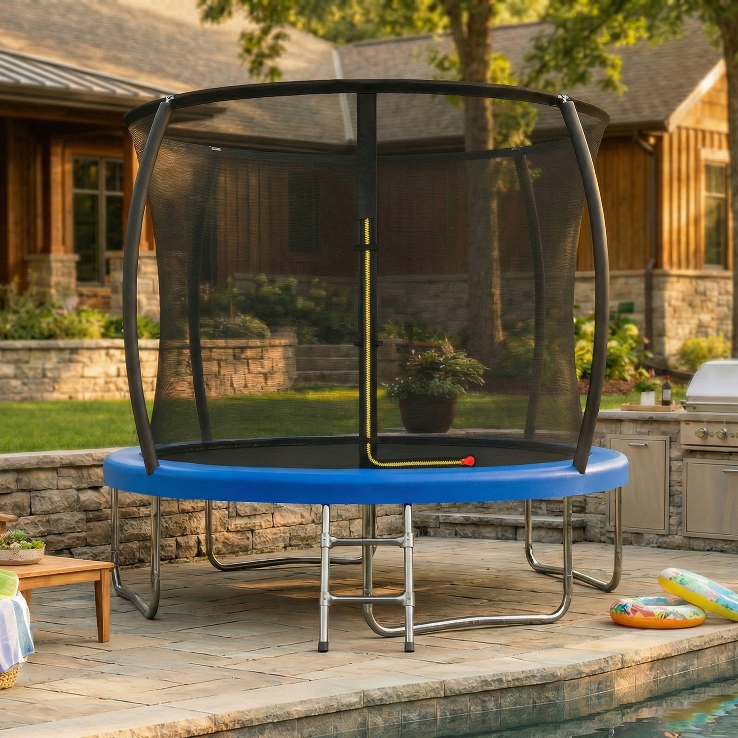 Trampolina Domowa z Siatką Wewnętrzną Ogrodowa 10FT Manufacturer code G-RT25-1062-10BL-1,G-RT25-1062-10BL-2