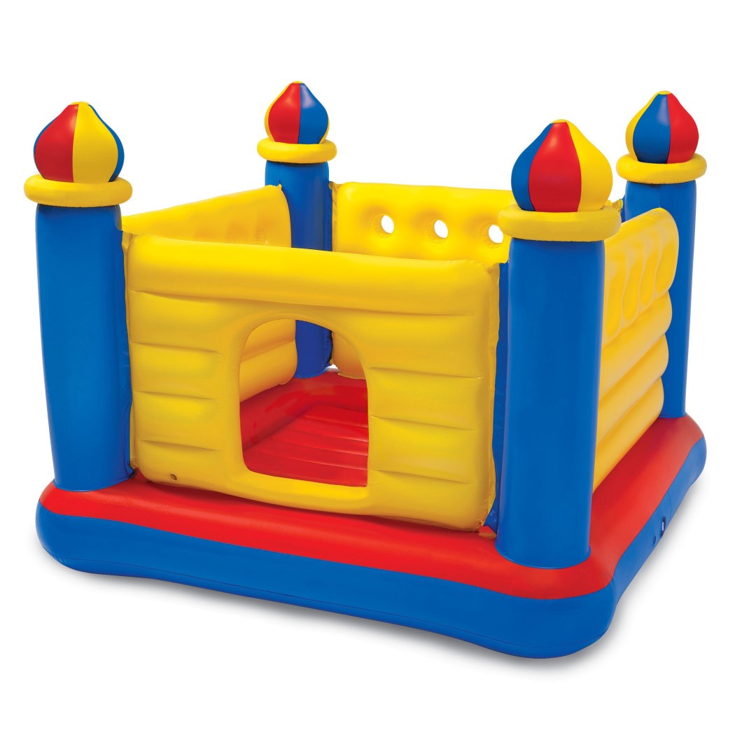 Trampoline Inflatable Castle For Children 3-6 Years For Garden And Home 174x174x135 Total height 135 cm