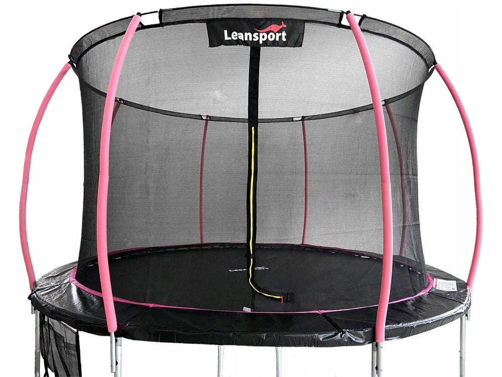 Trampoline LEAN Sport Max 12ft Black and Pink Brand Leansport