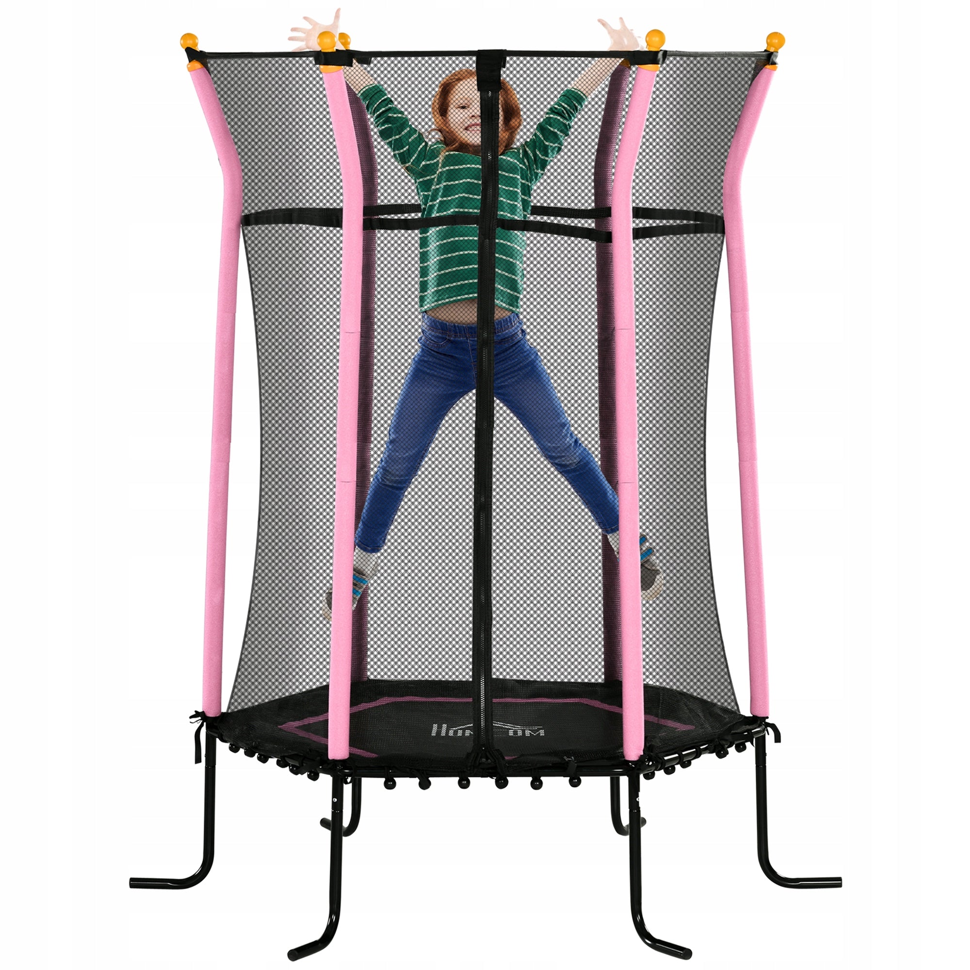 Trampoline for children Ø163,5 cm, pink, 3-10 years