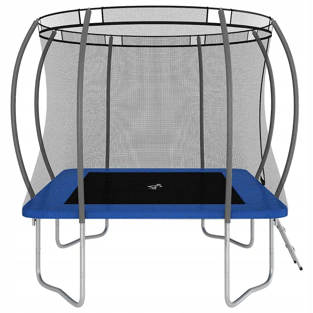 Trampoline with accessories, rectangular, 335x244x90 Kind with net