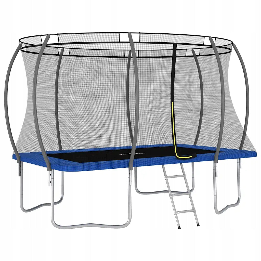 Trampoline with accessories, rectangular, 335x244x90