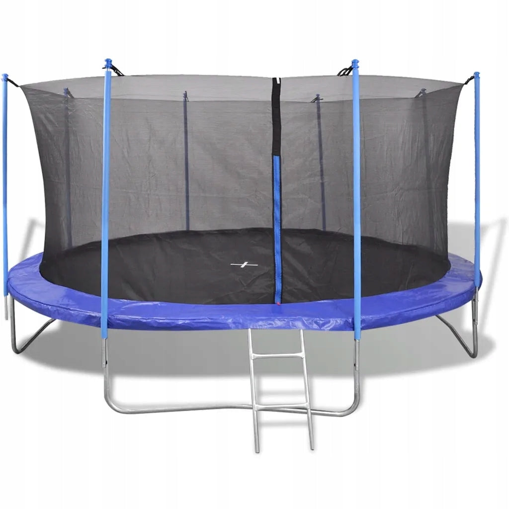 Trampoline with accessories, set of 5 parts, 3,96 m