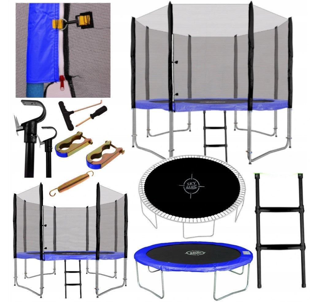 Trampoline with net Skyramiz 305 cm FT 10 CERTIFICATES ladder EAN (GTIN) 5903864910018