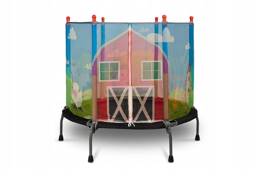 Trampoline with net Toyz 100 cm CHILDREN'S TRAMPOLINE - FARM