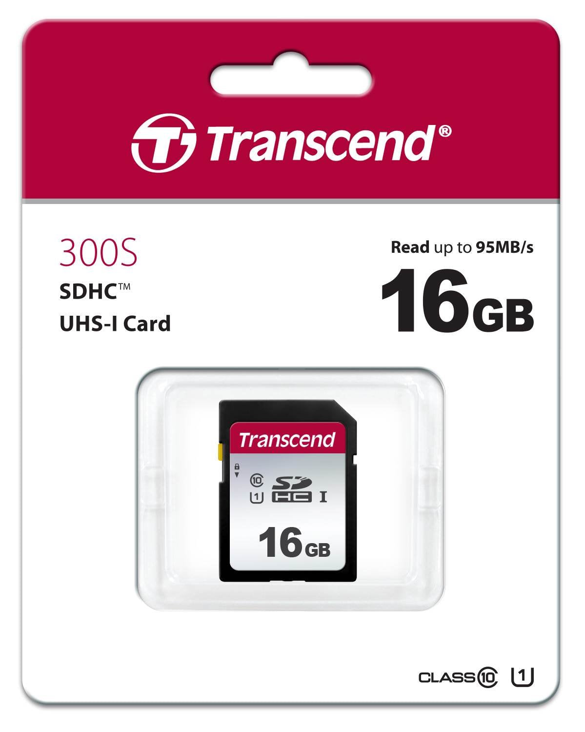 Transcend SDHC 300S 16GB UHS-I Manufacturer Transcend
